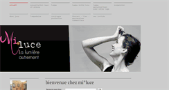 Desktop Screenshot of mademoiselleandco-miluce.com