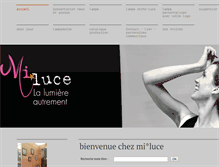 Tablet Screenshot of mademoiselleandco-miluce.com